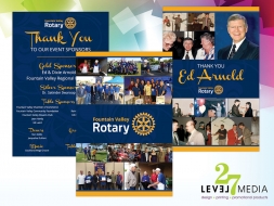 Presentation Boards for Fountain Valley Rotary
